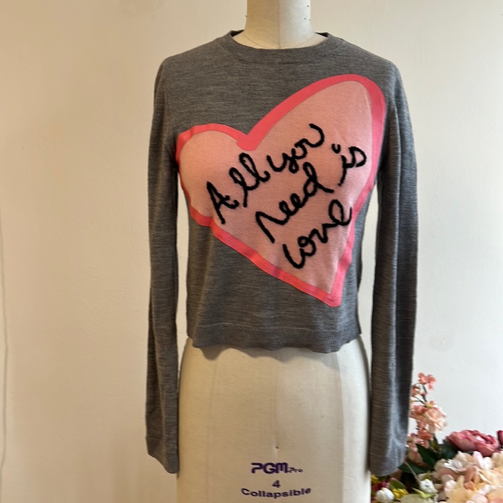 All you need is love cashmere sweater